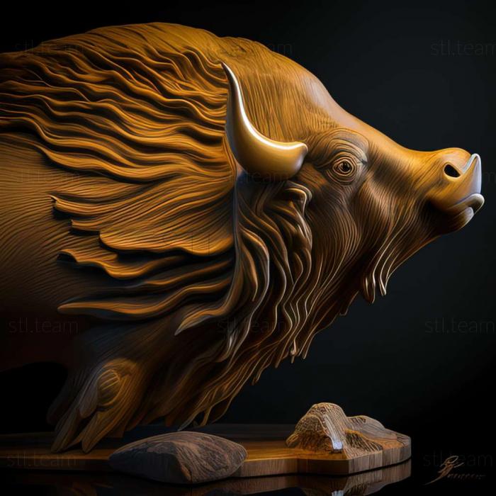 3D model Buffalo fish (STL)